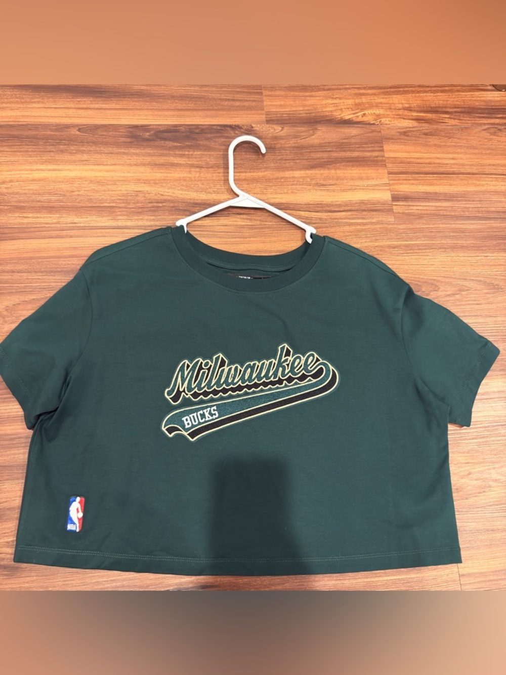 NBA Milwaukee Bucks Dark Green Crop Top